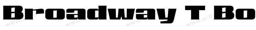 Broadway T Bold字体转换